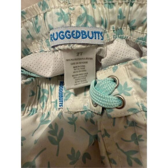2T Rugged Butts Boys Floral Swim Shorts - Picture 3 of 3